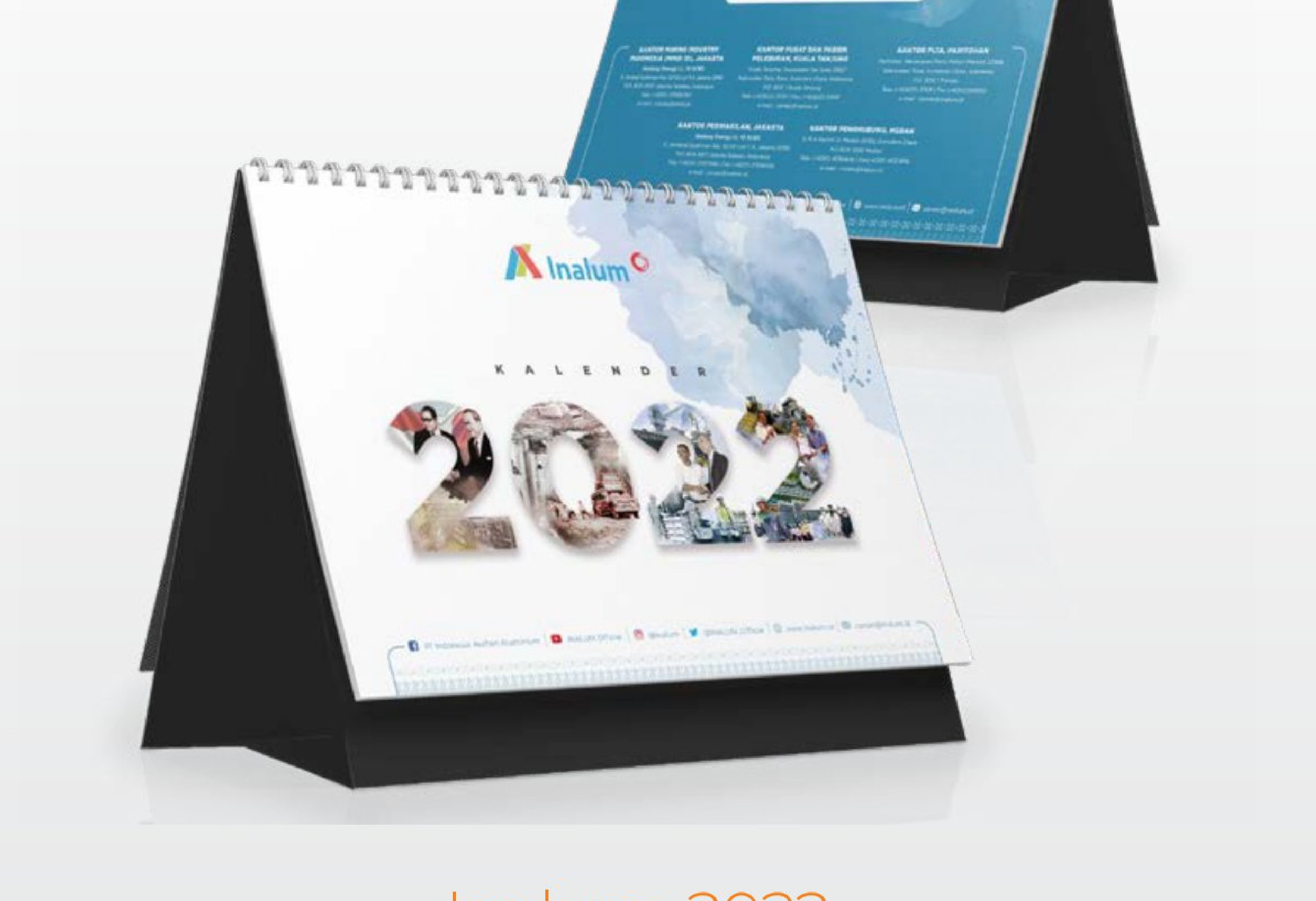 Design for corporate calendar Inalum 2022