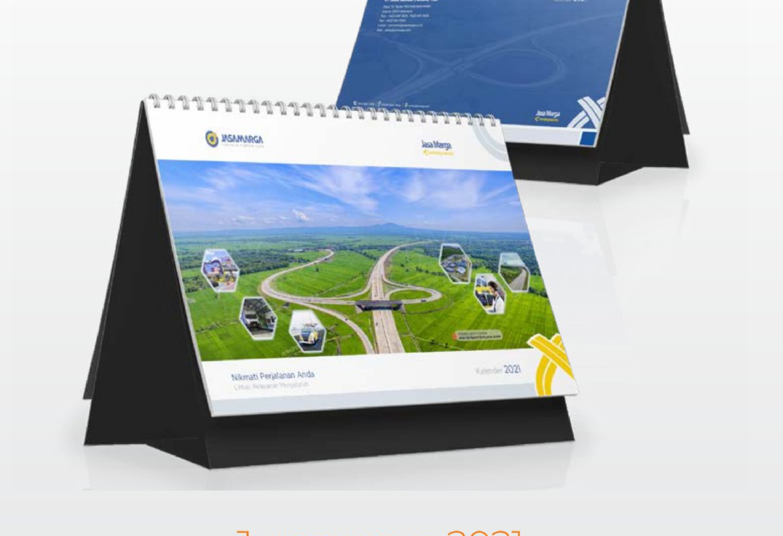 Design for corporate calendar Jasa Marga 2021