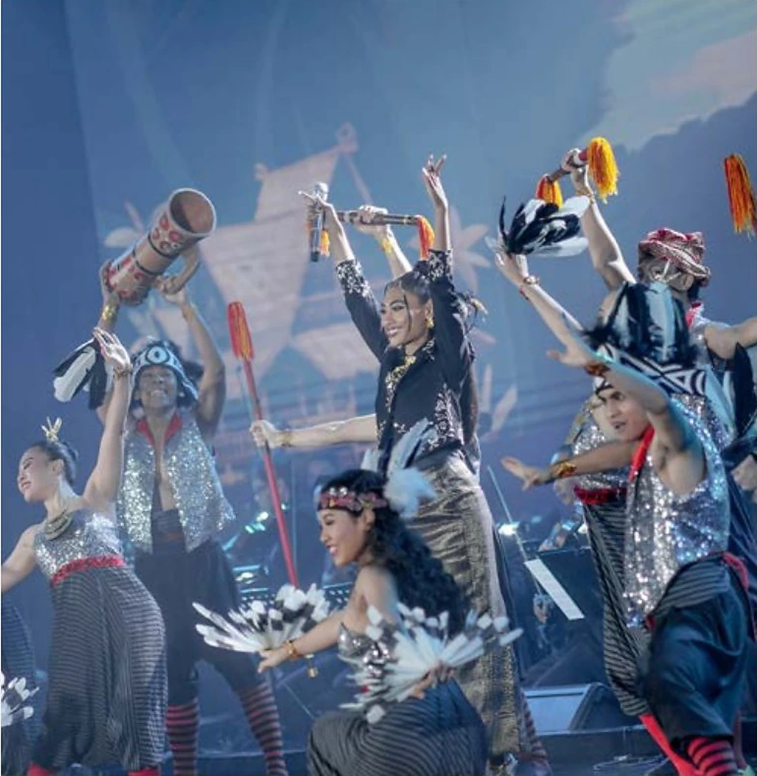 Photographs of cultural performance Pertamina Learning Fest 2024 from the Geget Gigit portfolio